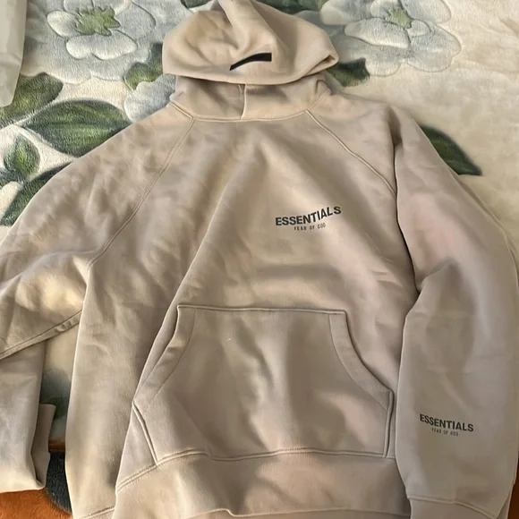 FOG - FEAR OF GOD Tan Hoodie Small